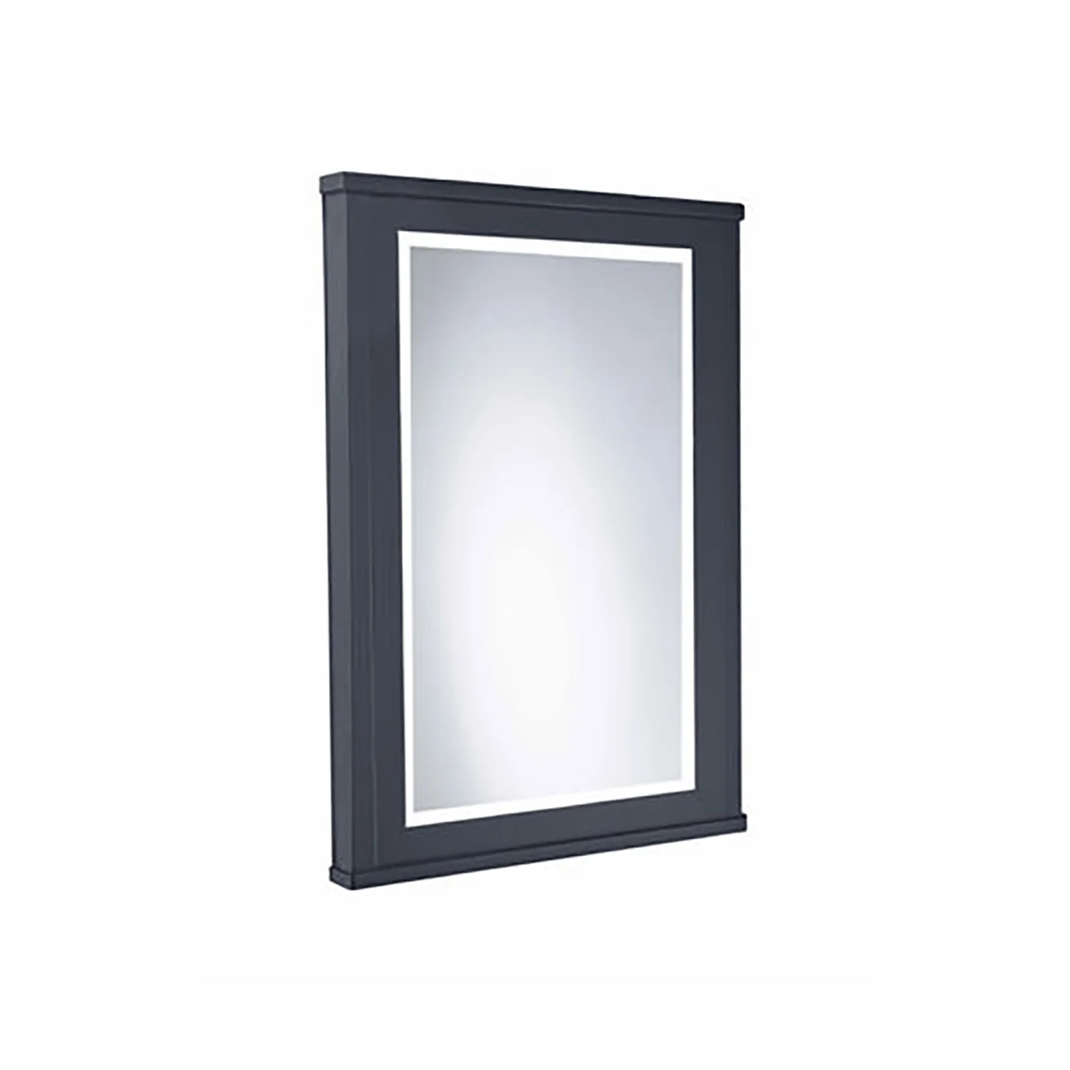 Tavistock Lansdown 430 x 650mm Framed Illuminated Mirror - Dark Grey