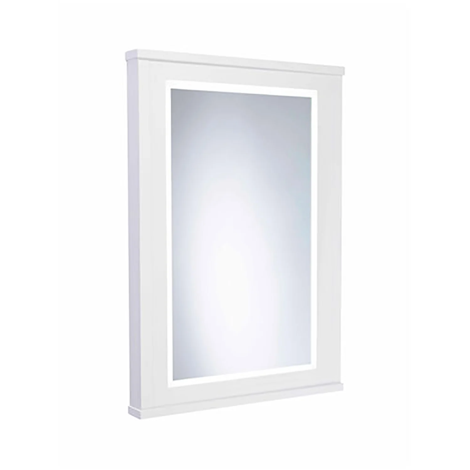 Tavistock Lansdown 550 x 790mm Framed Illuminated Mirror - Linen White