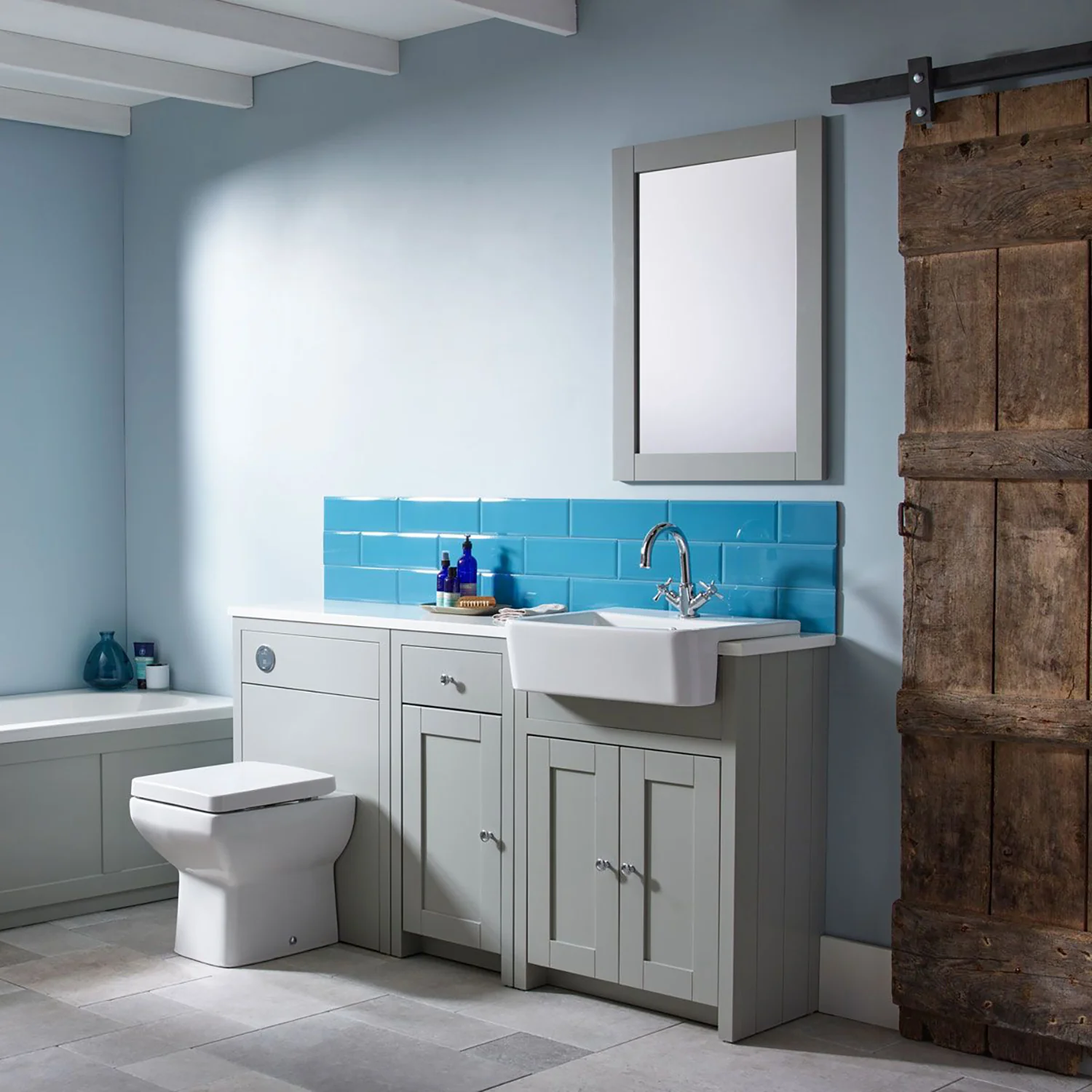 Tavistock Lansdown 600mm WC Unit - Pebble Grey - Image 2