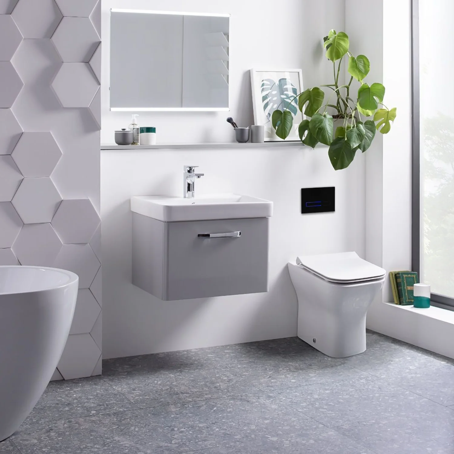 Tavistock Structure Comfort Height Back to Wall Pan & Seat - Image 2