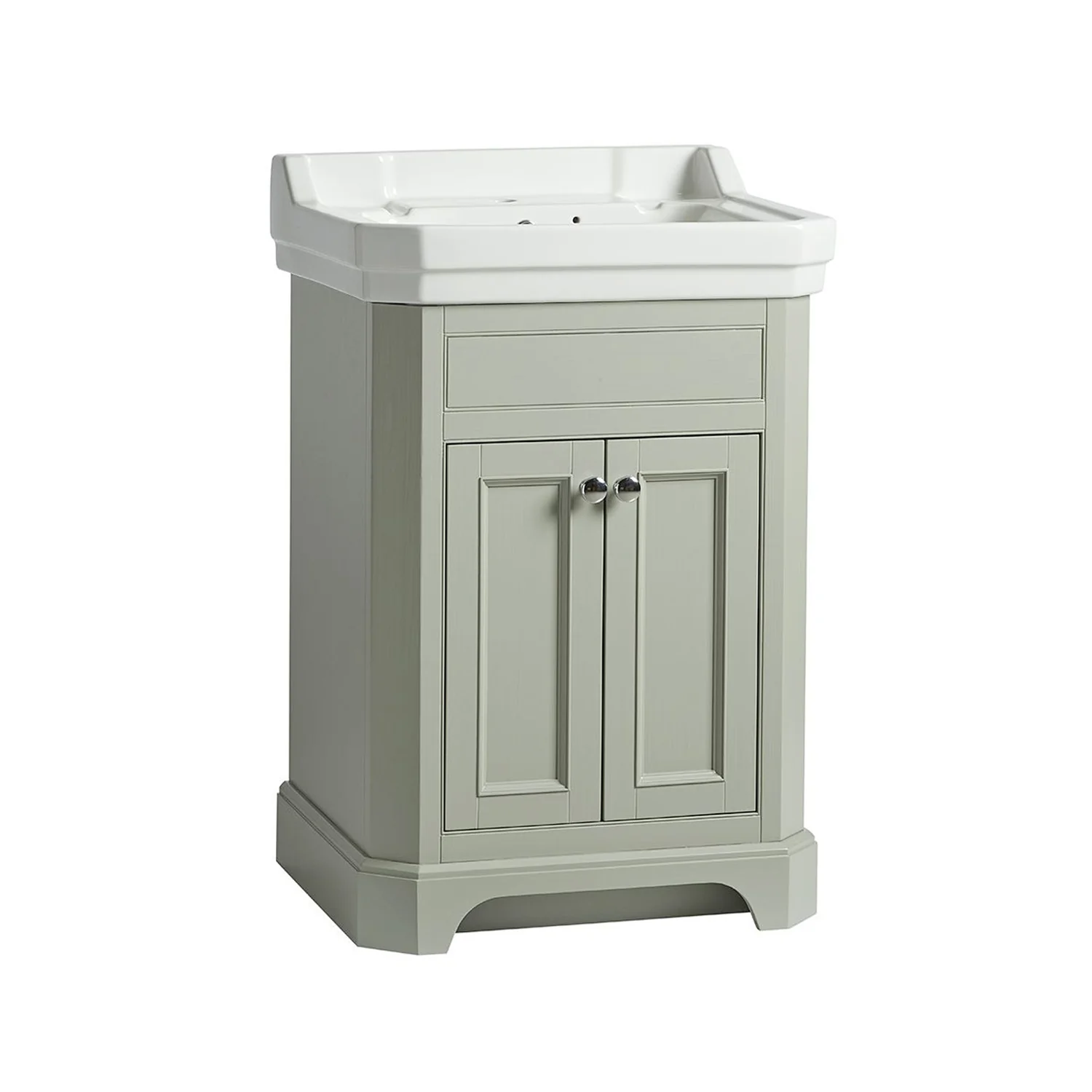 Tavistock Vitoria 600mm Vanity Unit & Basin - Pebble Grey