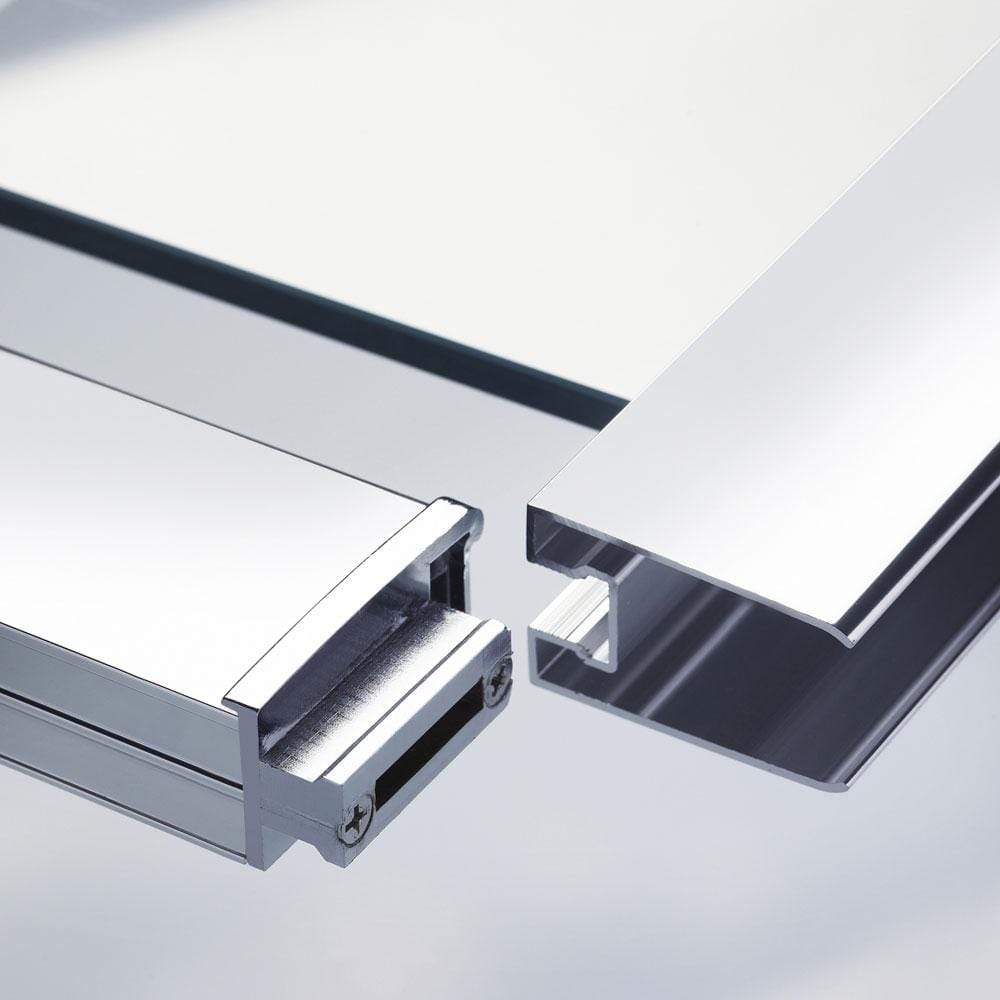 Teramo 6mm Glass 900 x 900mm 2-Door Quadrant Shower Enclosure with Tray Pack - Image 5