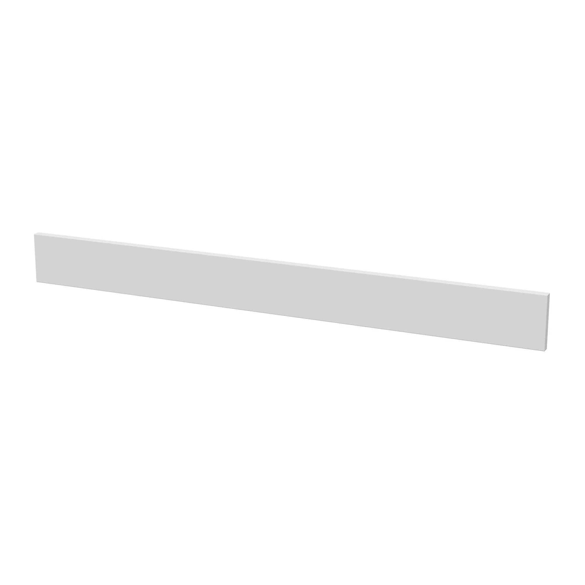 Thaxton Continuous Plinth 1.25m (1250x125x18mm) - Matt White