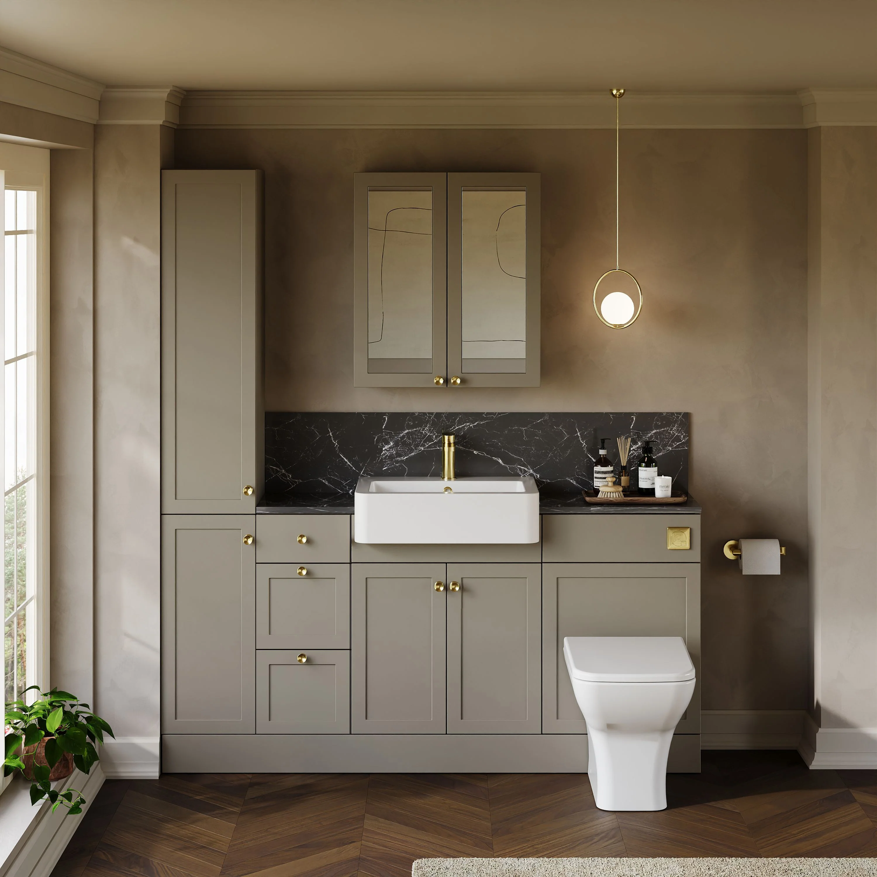 Thaxton Door Premier 3-Drawer Storage Combination Pack - Pebble Grey - Image 3