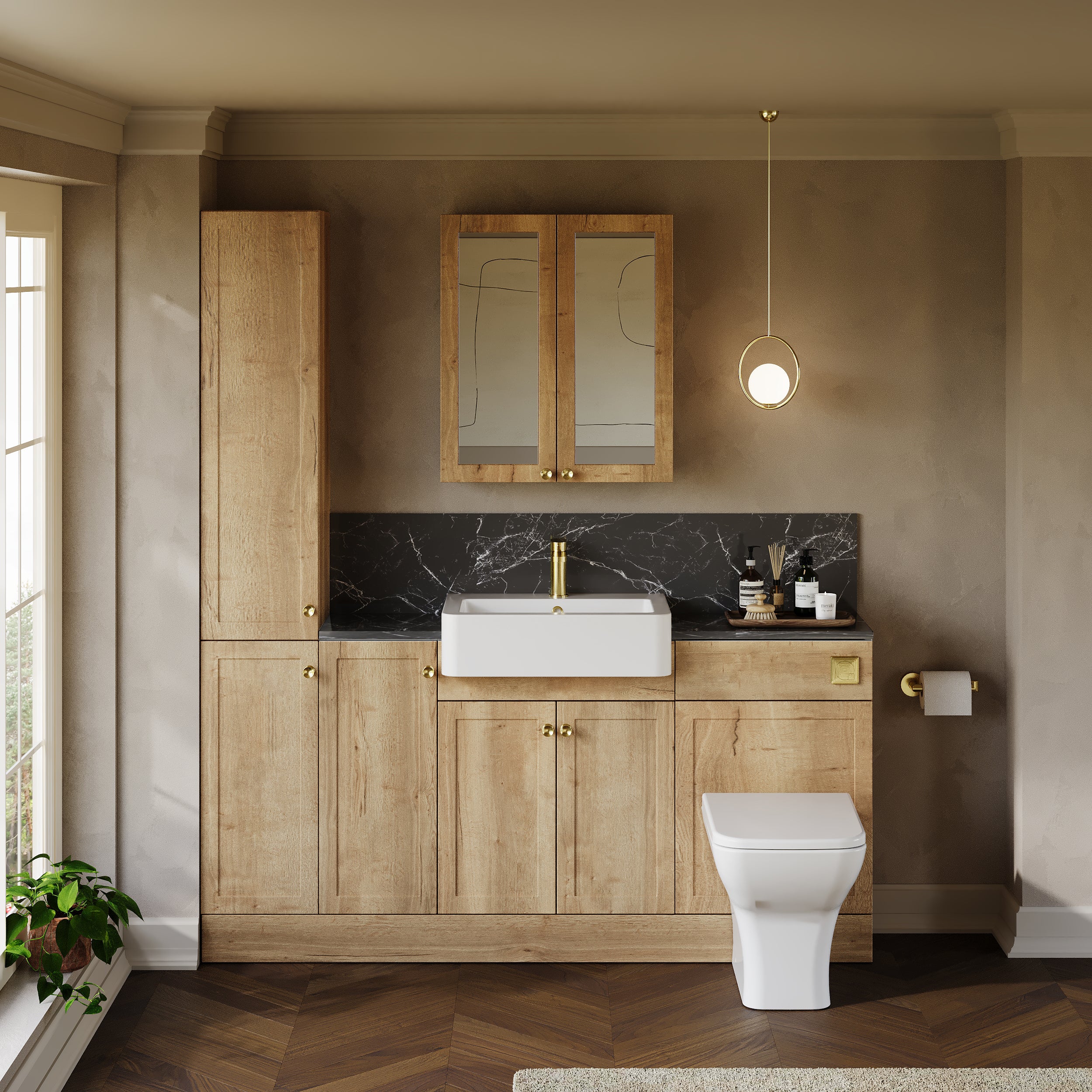 Thaxton Door Premier Storage Combination Pack - Autumn Oak - Image 3