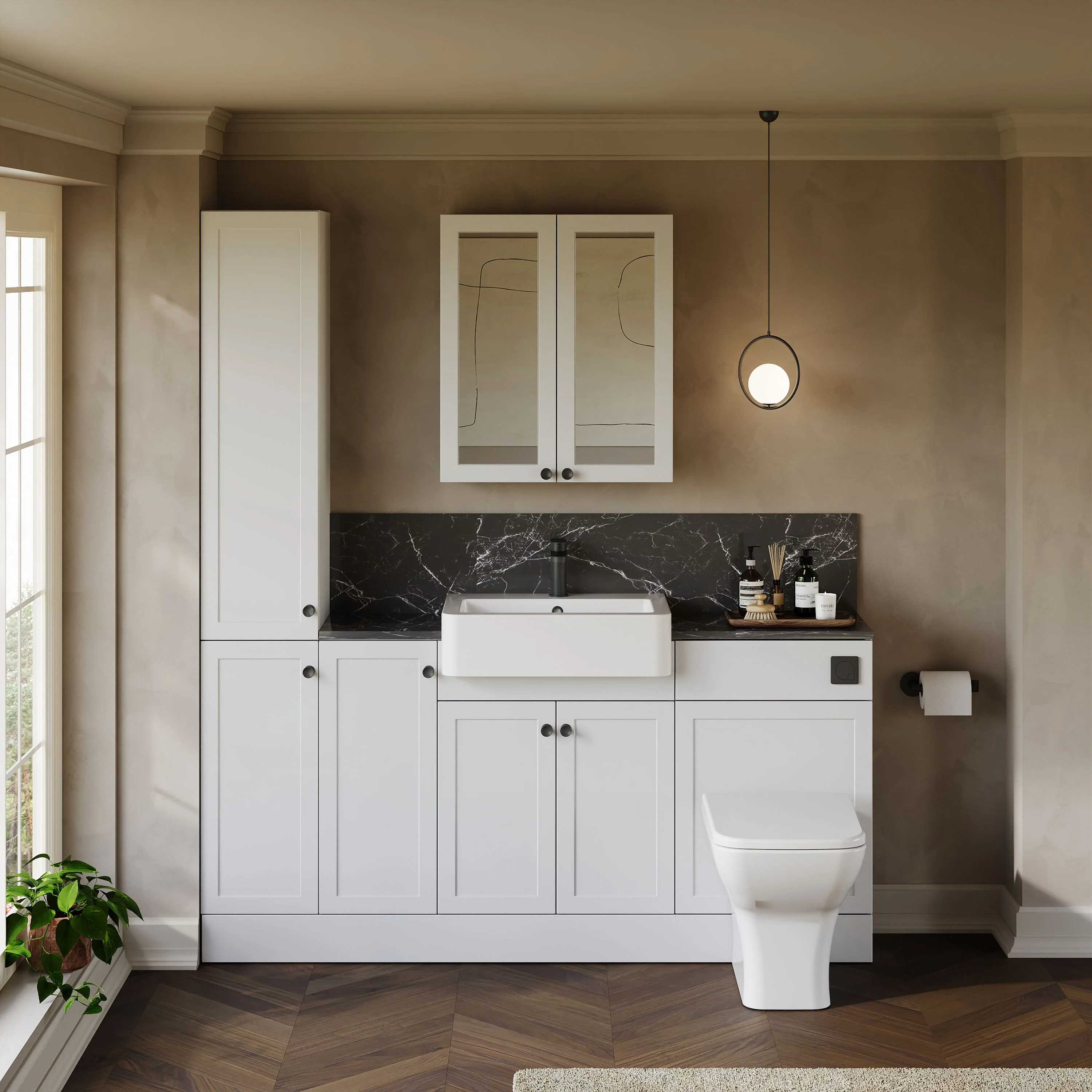 Thaxton Door Premier Storage Combination Pack - Matt White - Image 3