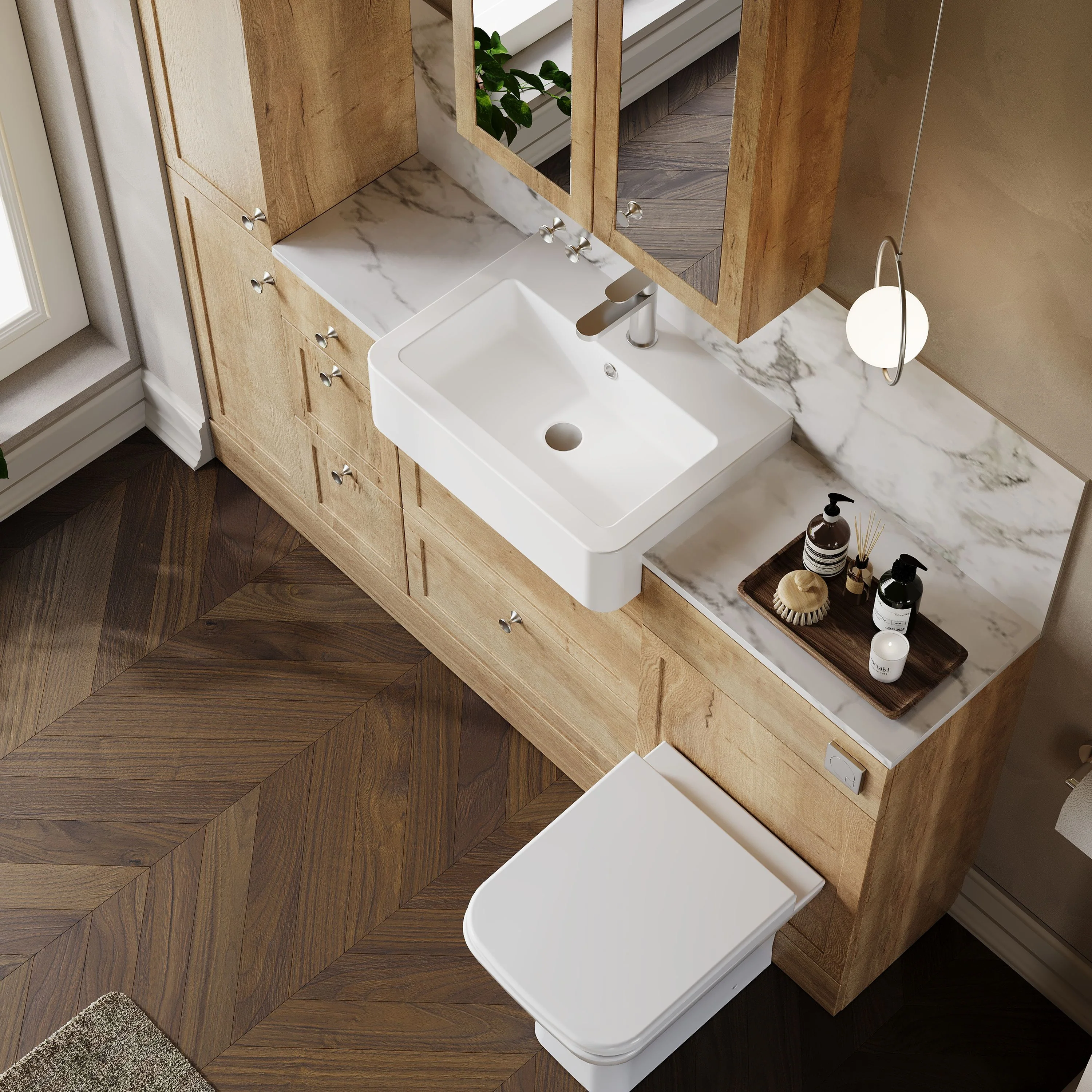 Thaxton Drawer Premier Storage Combination Pack - Autumn Oak - Image 2