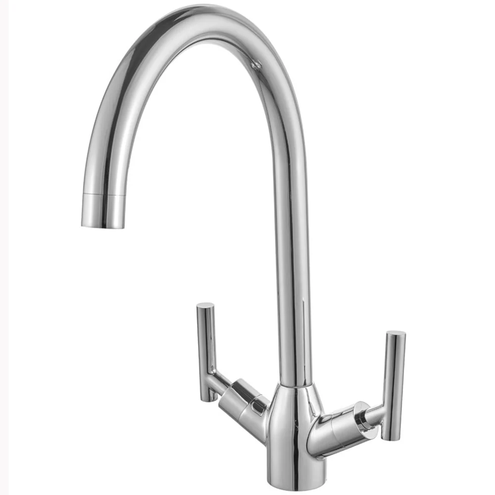 Tre Mercati Gretchen Chrome Modern Deck Mounted Mono Sink Mixer Tap