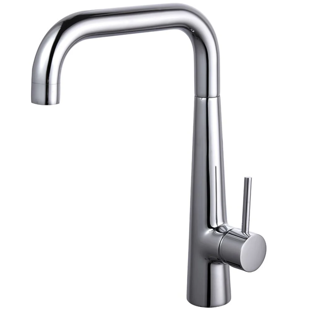 Tre Mercati Polo Chrome Modern Deck Mounted Mono Sink Mixer Tap