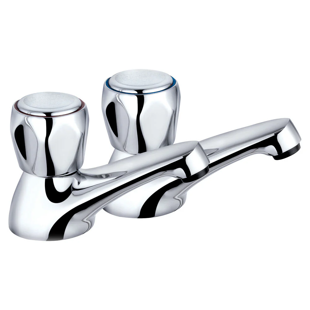 Trisen Club Twin Basin Mixer and 3/4 Bath Taps Pack - Image 3