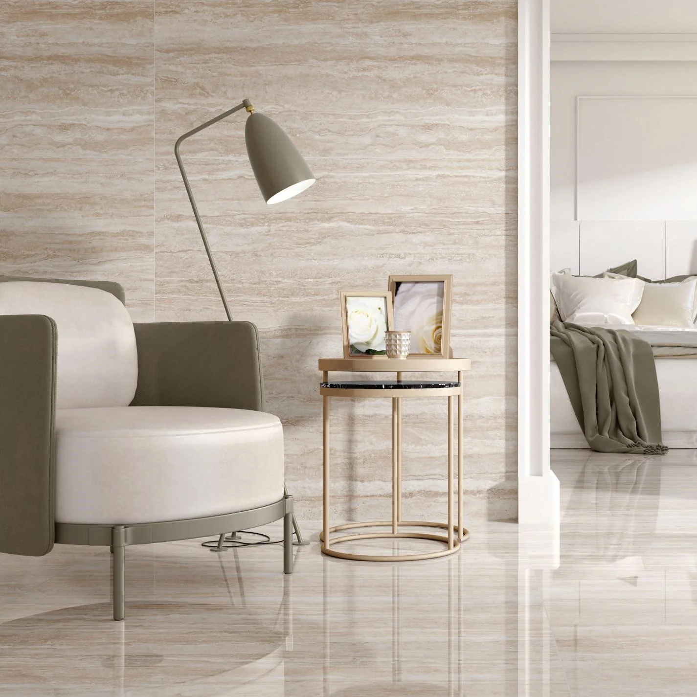 Veneto Ivory Rectangle Porcelain Tile