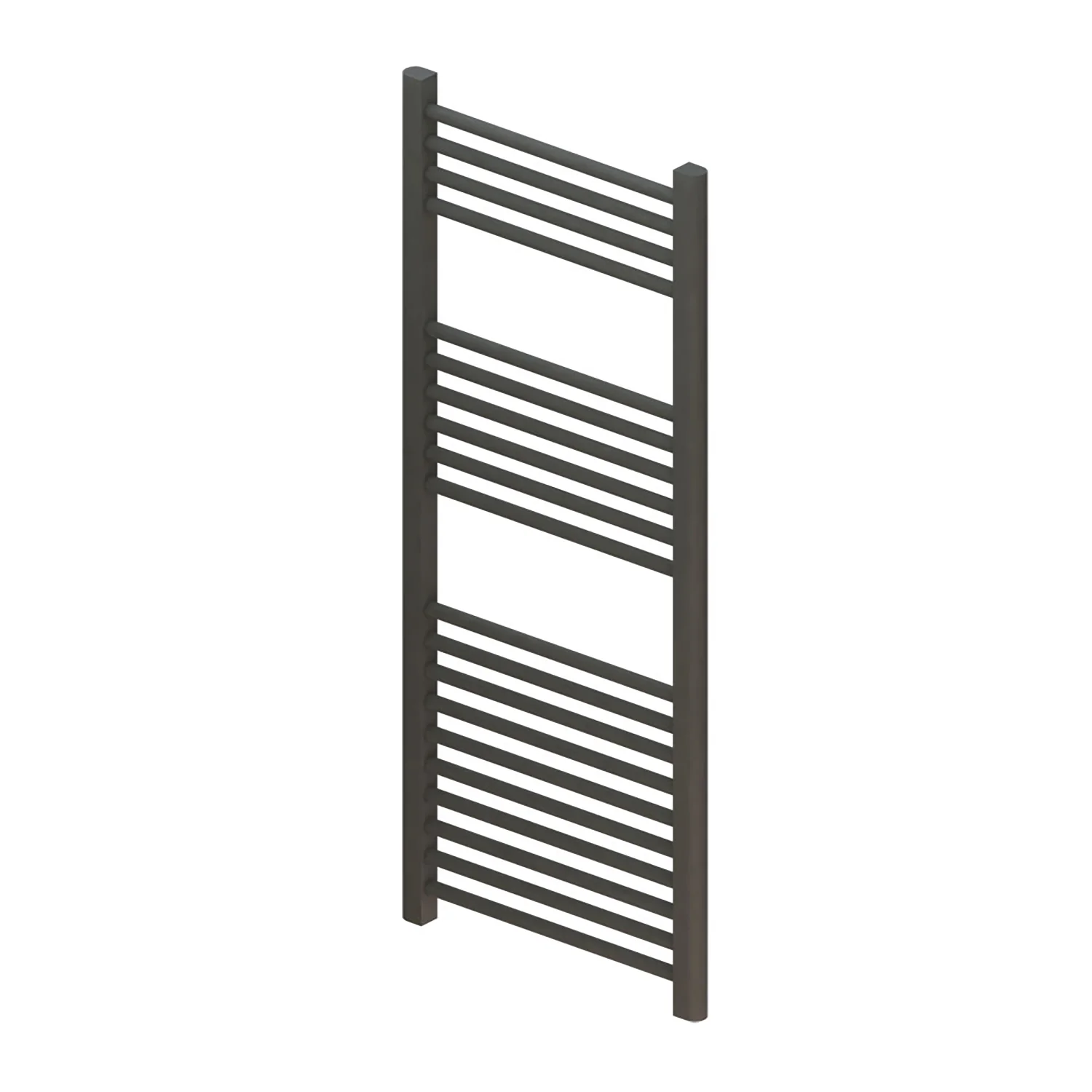 Wingrave 1200 x 500mm Straight Anthracite Heated Towel Rail